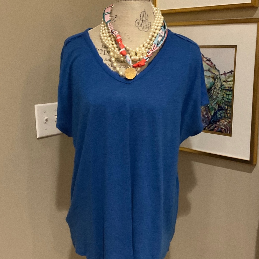 Tommy Bahama Deep Blue V-Neck Tee